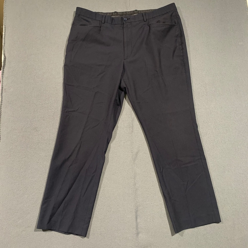 Perry Ellis Portfolio Men's Dark Gray Modern Fit Dress Pants Size 38x30